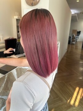 ルシードスタイル バレッタ(LUCIDO STYLE BARRETTA) ピンクグラデーション