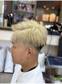 ブリーチ、ハイブリーチ、フェード、メンズカット