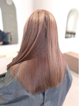 アンブレラカラー【ホワイトベージュ×パープルブラウン】