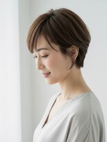 フープ 川越(hoop)&nbsp;川越/ショート/ボブ/ハイライト/白髪ぼかし/白髪染め