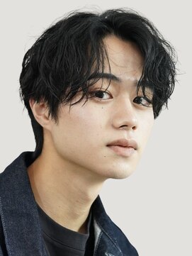 RETOUCH by fifth 大阪梅田 Men's salon 【4月13日NEW OPEN(予定)】 大阪梅田ニュアンスパーマシャドウパーマセンターパートゆるめ