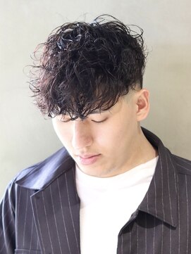 プライベートバーバー 武蔵小杉 新丸子(PRIVATE BARBER) 前おろしスパイラルランダムパーマ