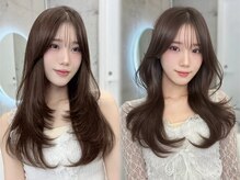 ワンカールも、巻き髪も可愛いレイヤースタイル。ぜひLIANにお任せください〇