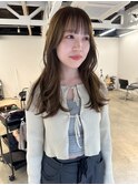 レイヤーカット アプリエカラー ベージュ