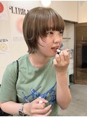 ベージュ/ハイトーン/ケアブリーチ/赤み消し/オリーブグレージュ
