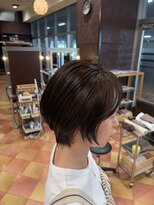 シャンプーボーイ 佐賀(SHAMPOO BOY)&nbsp;上品な 白髪ぼかし ショートスタイル