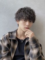 キャンバス バイ ネオリーブ 横浜西口(Canvas by neo.)&nbsp;【横浜】王道波巻きパーマ×無造作センターマッシュ