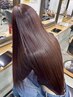 カット+質感再整カラー+バイカルテ5stepトリートメント×水素ケア