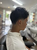 チームオーズヘアー(TEAM O'S HAIR)&nbsp;テーパーフェード×スパイキー