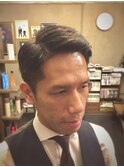 トラッドな七三スタイル
