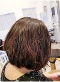 前下がりボブ(スタイリスト西田)