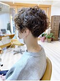 【morio成増/ムラマツ】髪質改善　ショートボブパーマ　アッシュ