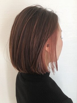 リアン 上尾店(Rien) マロンベージュ/Aラインボブ/かきあげバング[上尾/上尾駅]