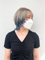 カリーナコークス 原宿 渋谷(Carina COKETH) ホワイトベージュ×アイシーブルー