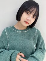 サーカス バイ ビュートリアム 青山(CIRCUS by BEAUTRIUM)&nbsp;ボブ　ミニボブ　内巻き　黒髪　暗髪　青山　表参道  美容室