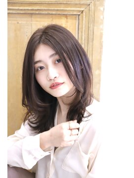 リュンヌ 門前仲町(lune) 20代30代40代50代大人可愛いひし形デジタルパーマ 前髪なし