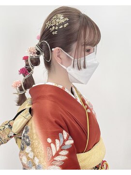 キッカ(kicca) 【kicca】2022成人式アレンジスタイル