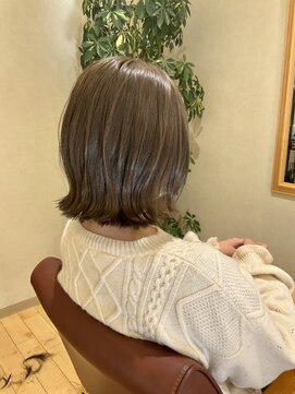 ヘアデザインフルーヴ(hair design fleuve) 透明感のあるカラー