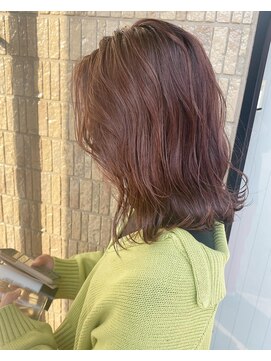 フィオーレ ヘアデザイン(FIORE hair design) オレンジベージュ ブラウン