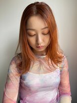 ジョリ(joli)&nbsp;オレンジヘア/センターパート