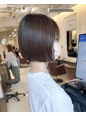 まとまるボブ 艶髪 切りっぱなし【横浜】k