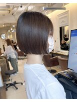 ネオリーブアイム 横浜西口店(Neolive aim)&nbsp;まとまるボブ 艶髪 切りっぱなし【横浜】k