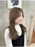 韓国っぽくびれヘア × シルキーベージュ