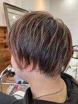 フリー(Free)&nbsp;大人爽やか格好いいツーブロック刈上げmix丸みショート