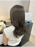 グレージュハイライト