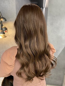 ラックスビー マーレ 沖縄うるま店(LUXBE mare) ベージュイルミナカラー透明感