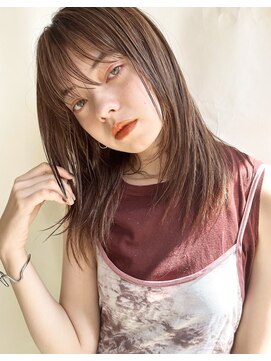 トリッカ 銀座(tricca) くすみベージュモカベージュ似合わせカット 20代30代40代50代