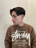 ビーバイエイトジェンツ(Bee by EIGHT GENTS)&nbsp;カルマパーマ/ベリーショート/ダークアッシュ/ニュアンスパーマ