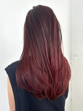 アイティー バイ アルバム 中野店(IT by ALBUM) レイヤーレッド_レッドブラウンハッシュカット_ba478031