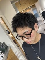 クオル 立川(QOL) 襟足有り スパイキーショート 短髪 ベリーショート 無造作パーマ