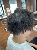 メンズカット ツイストスパイラル 清潔感フェード 波巻き