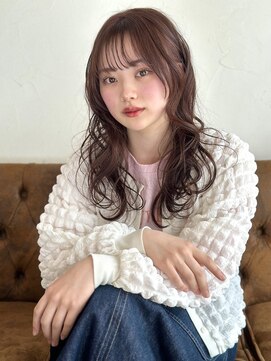 ベレッタ 楠葉店(veretta.) セミロングレイヤー　担当　喜多/ウェーブロング/顔周りレイヤー