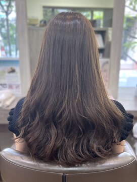 フルール(fleur) イルミナカラー＊デジタルパーマ＊くすみベージュ＊アッシュ