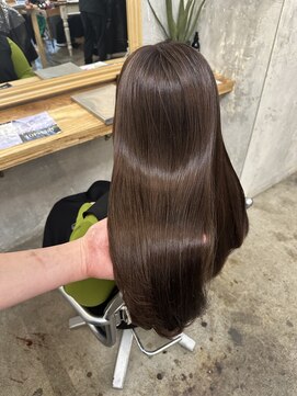 ウィークエンド(WEEKEND) ココアベージュ【カット＋ブリーチなしＷカラー＋TR13800円】