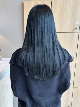 ユウヘアー 千代田橋店(U Hair) ミインモリ×ブルーブラック