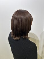 アドラーブル 万代店 (adorable)&nbsp;20代30代大人可愛い★小顔ボブ丸み　ショコラブラウン