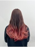グラデーションピンク