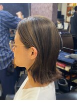 アルグラーテ (Arglarte)&nbsp;ミディアムストレート/ハイライトベージュカラー