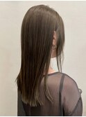 ナチュラルストレート/透明感/シアベージュ/エアストレート/日吉