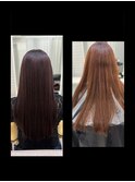 縮毛矯正before   after