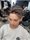 波巻きツイストスパイラルパーマ/フェザーパーマ/眉毛/メンズ