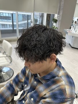 ルクス(Luxs) 【マッシュ×波巻きパーマ】