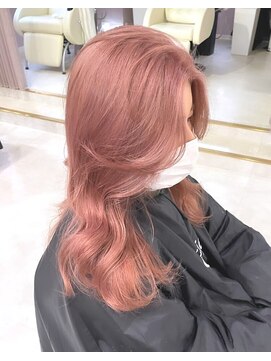 シェリ(che'rie) ハイライトバレイヤージュブリーチオリーブグレーココアベージュ