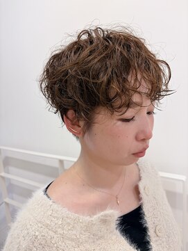 ショートボブパーマ