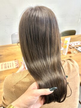 ヘアー アイス 御器所本店(HAIR ICI) ブリーチなしワンカラーで作る冬＆春カラーベージュブラウン