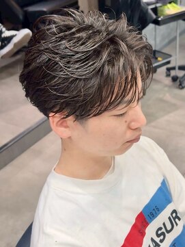 アノ 別府店(Ano.) 大分ニュアンスパーマセンターパートフェザーパーマ毛流れパーマ